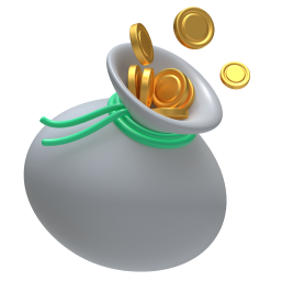 bag with coins